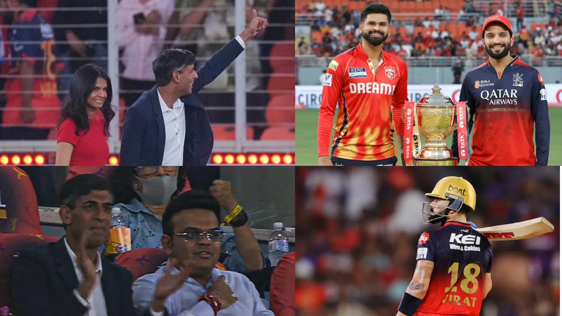 IPL 2025 Final: Former UK PM Rishi Sunak Cheers for RCB, Sits with Jay Shah