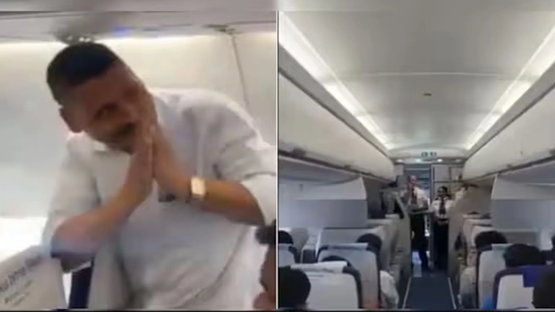 IndiGo Flight Cheers BSF Soldier Injured in Operation Sindoor for His Bravery | Watch