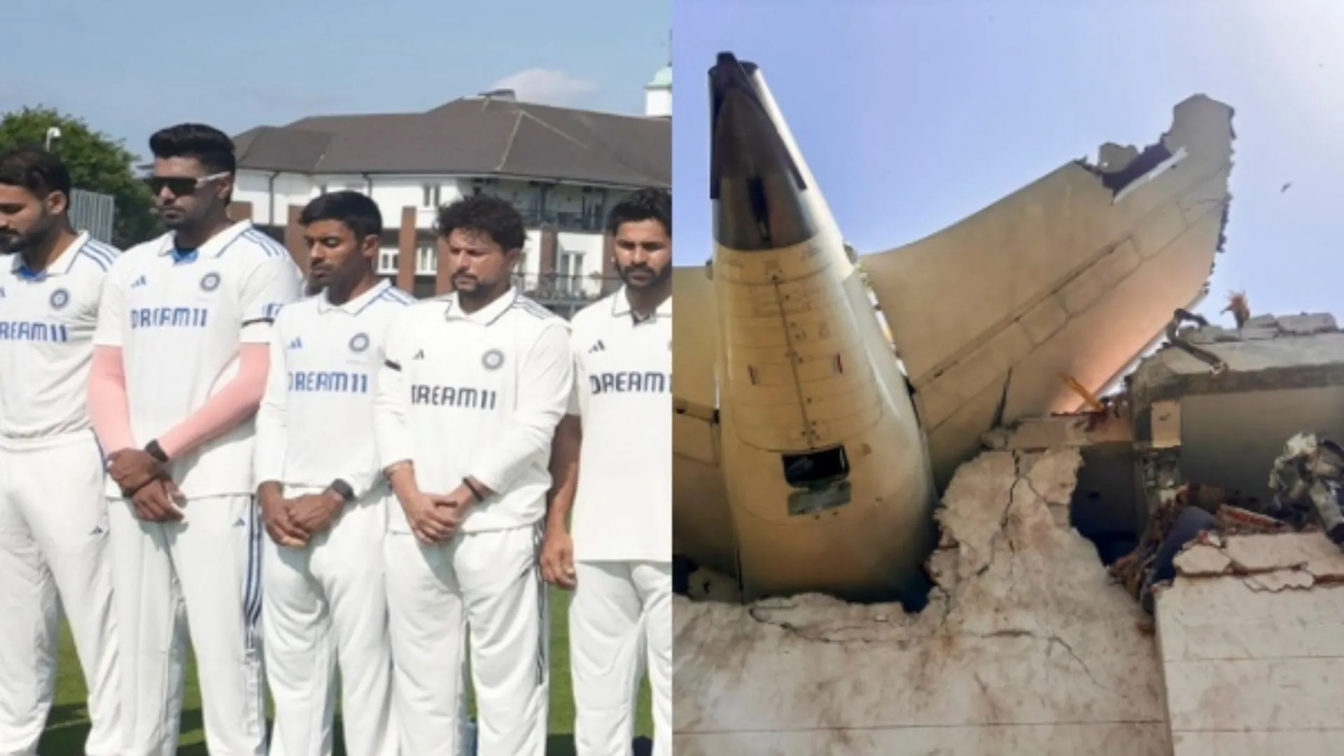 Indian Cricket Team Mourns Ahmedabad Tragedy with On-Field Tribute