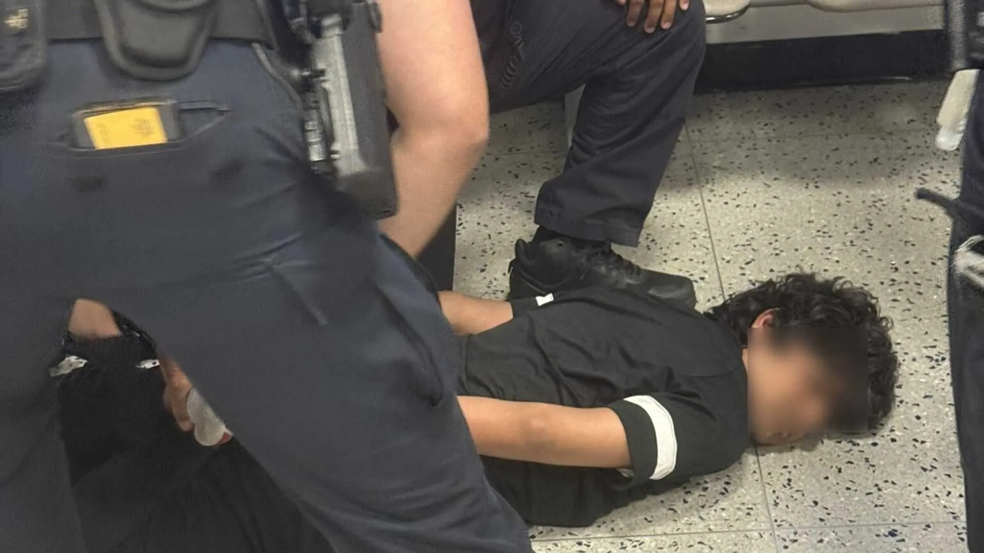 Disturbing Video Shows Indian Student in US Pinned to Floor, Handcuffed Before Deportation | WATCH