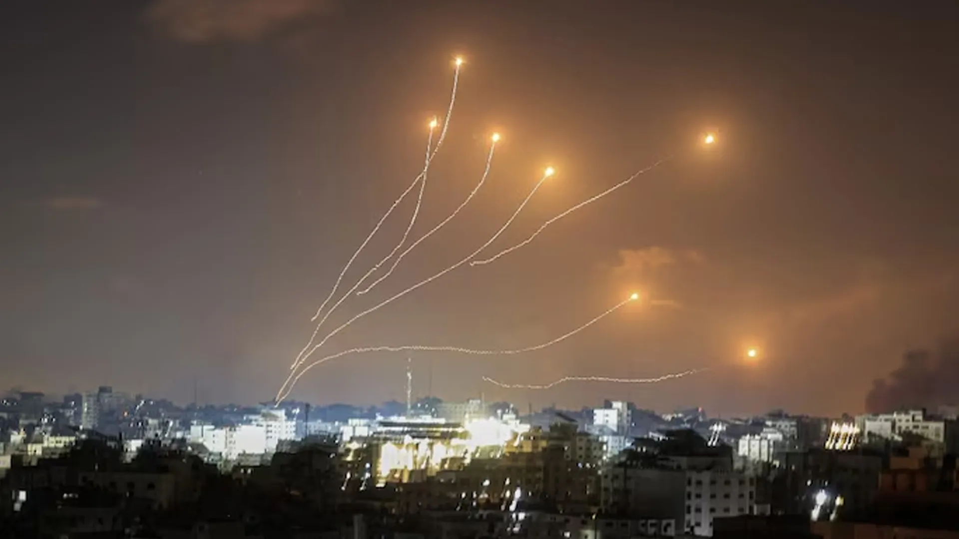 Iran Launches Missile Attack on Israeli Cities, Iron Dome Intercepts Incoming Strikes | Watch
