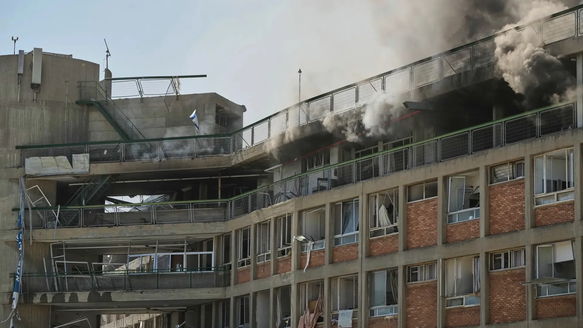 Beer Sheva Hospital Suffers Direct Hit in Iranian Missile Attack, 40 Injured