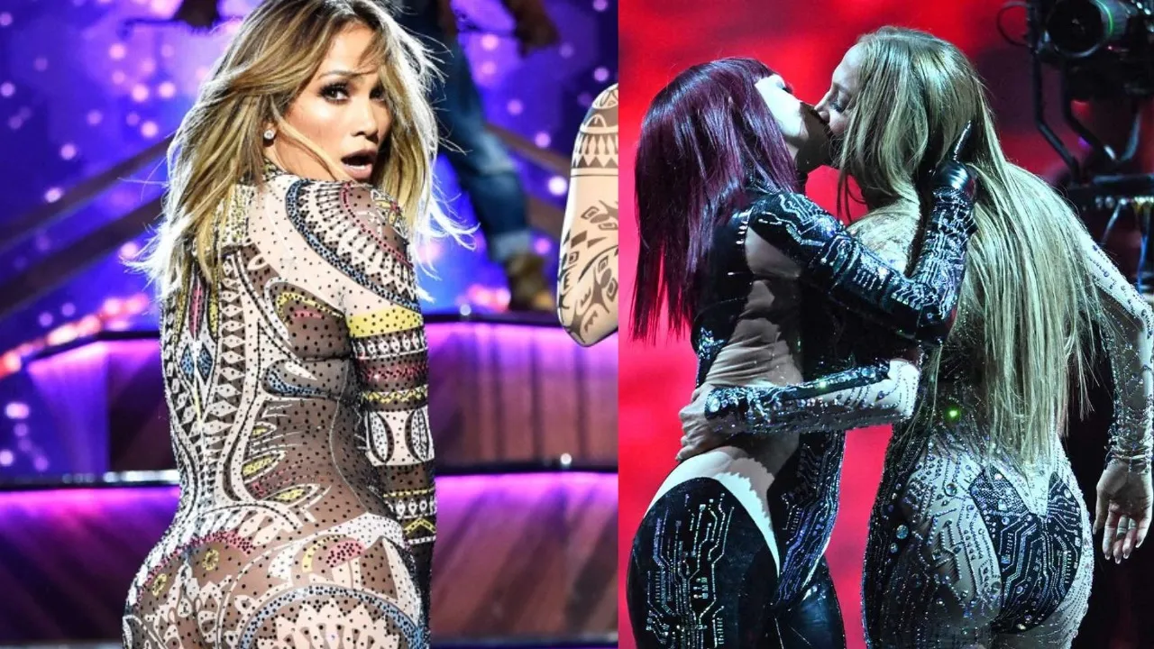 Jennifer Lopez’s AMA Kiss Sparks Queerbaiting Controversy Over PR Stunt