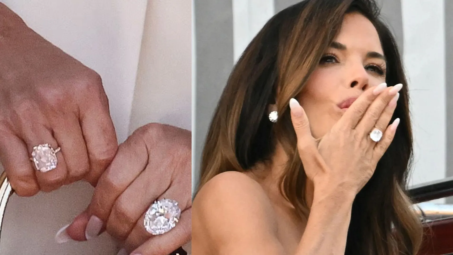 Lauren Sánchez Flaunts  Million Pink Diamond Ring