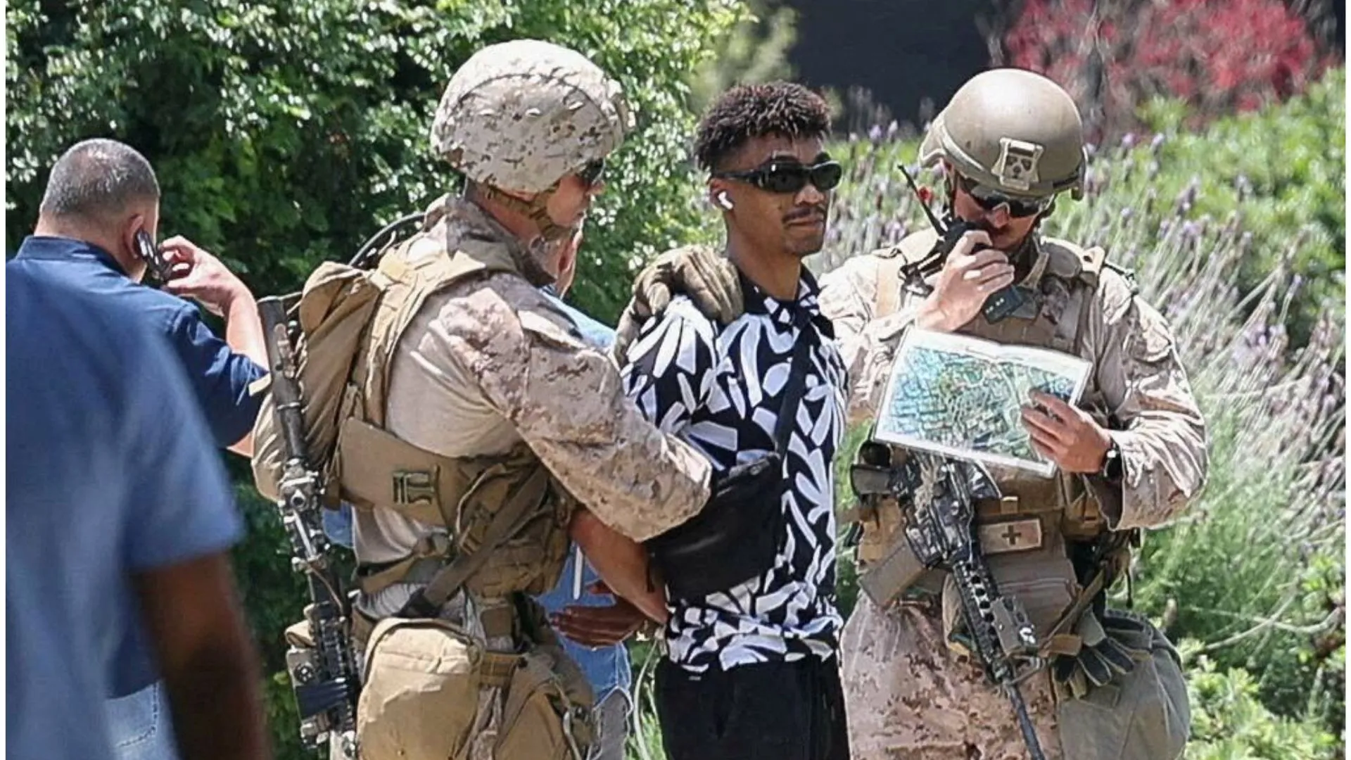 Military Detains Veteran in LA Amid Trump Protest Crackdown