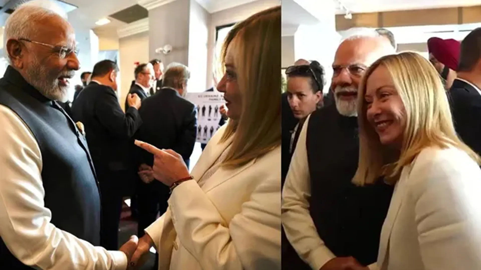 PM Modi, Italy’s Giorgia Meloni Reaffirm Friendship at G7 in Alberta