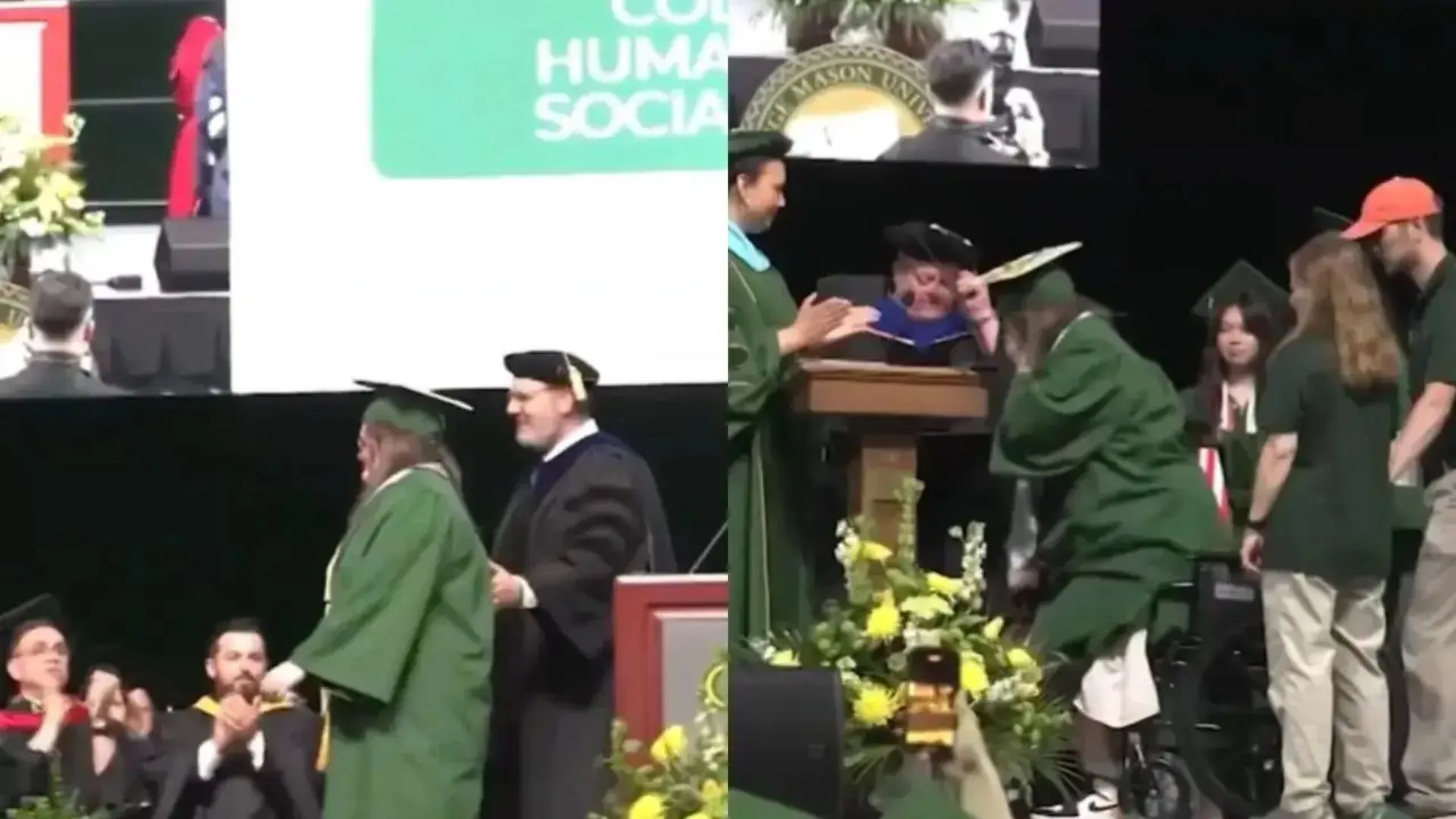 Paralysed Student Walks at Graduation, Earns Standing Ovation at Ceremony | WATCH