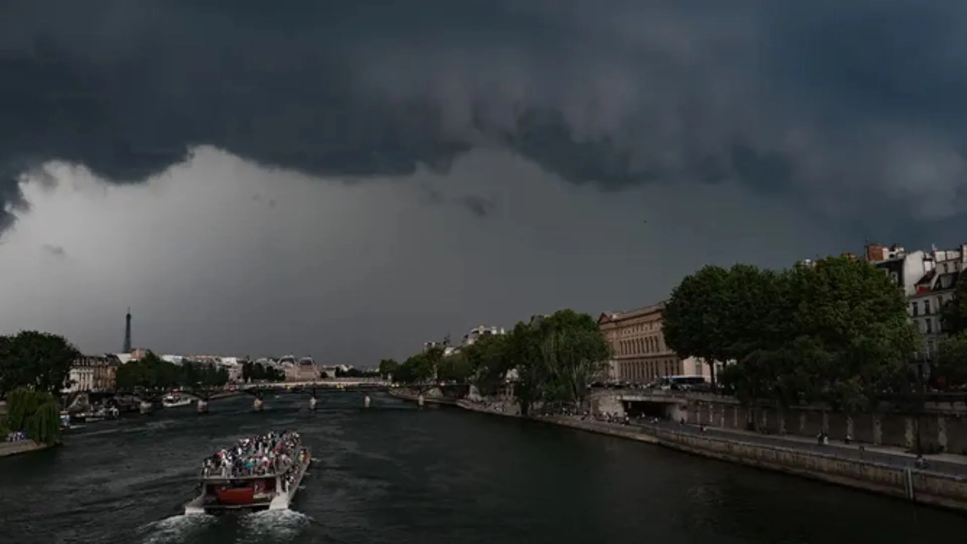 Paris Hit by Severe Thunderstorm After 99°F Heat Spike | VIDEO