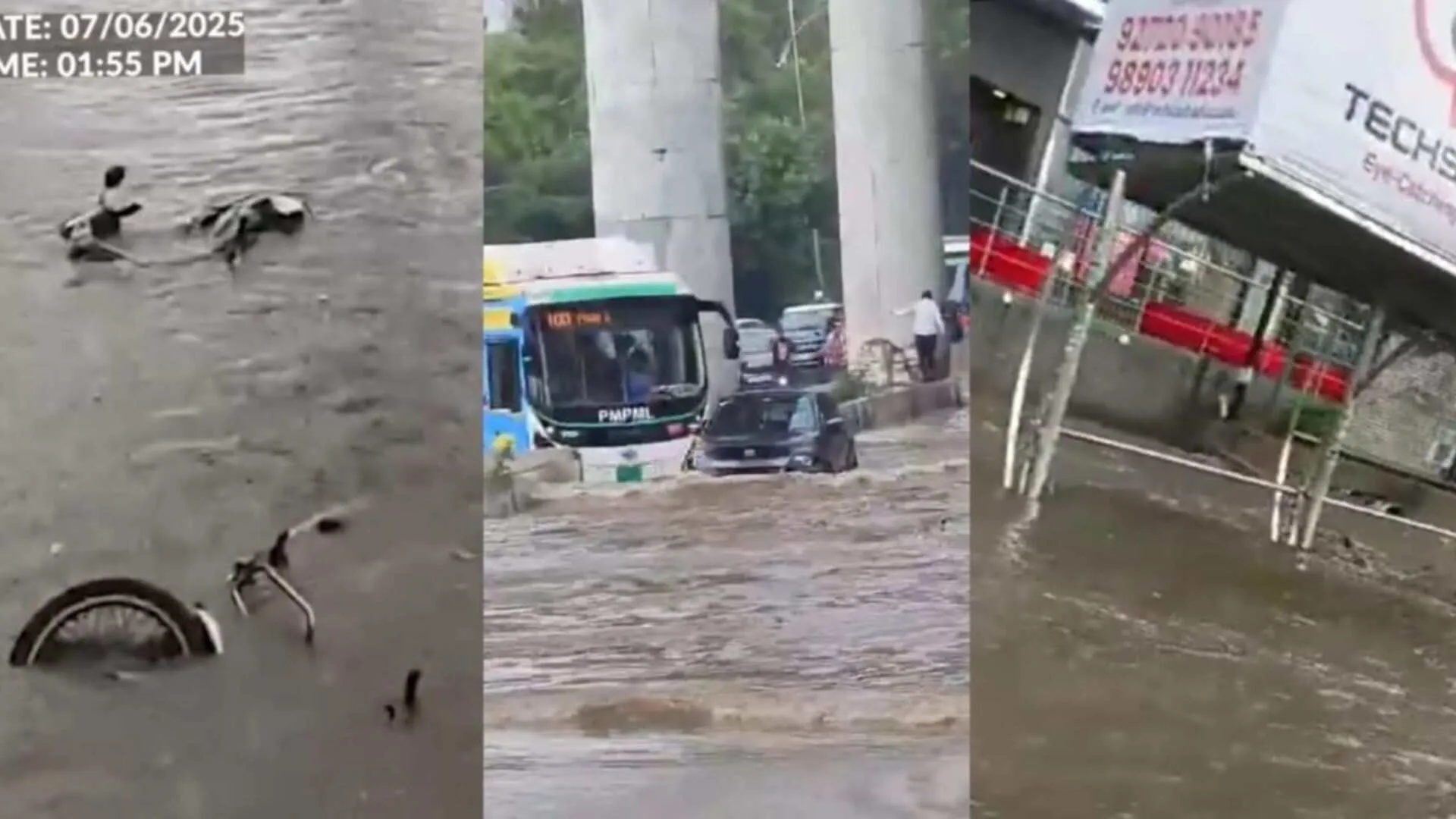 Pune’s Hinjewadi IT Hub Flooded Video Goes Viral | WATCH