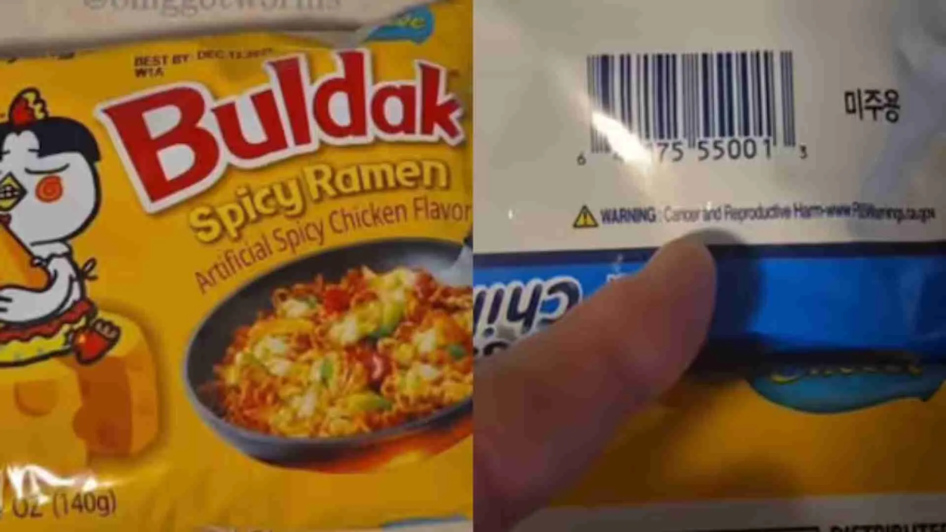Ramen Has Cancer Warning On Packet: Label Has Stunned Shoppers | VIDEO