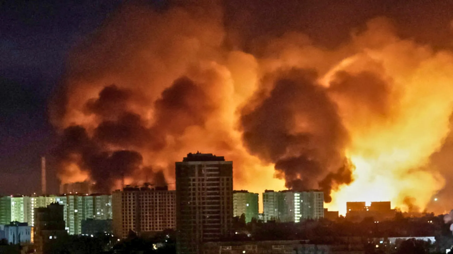 Russia Launches Massive Missile & Drone Attack on Kyiv, Four Killed and Many Injured