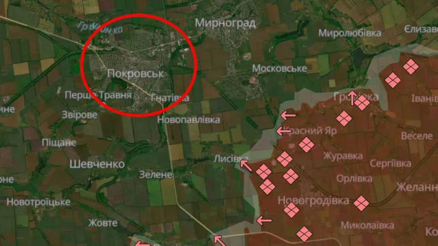 Russia Moves Closer to Pokrovsk as Battle Intensifies on Eastern Front