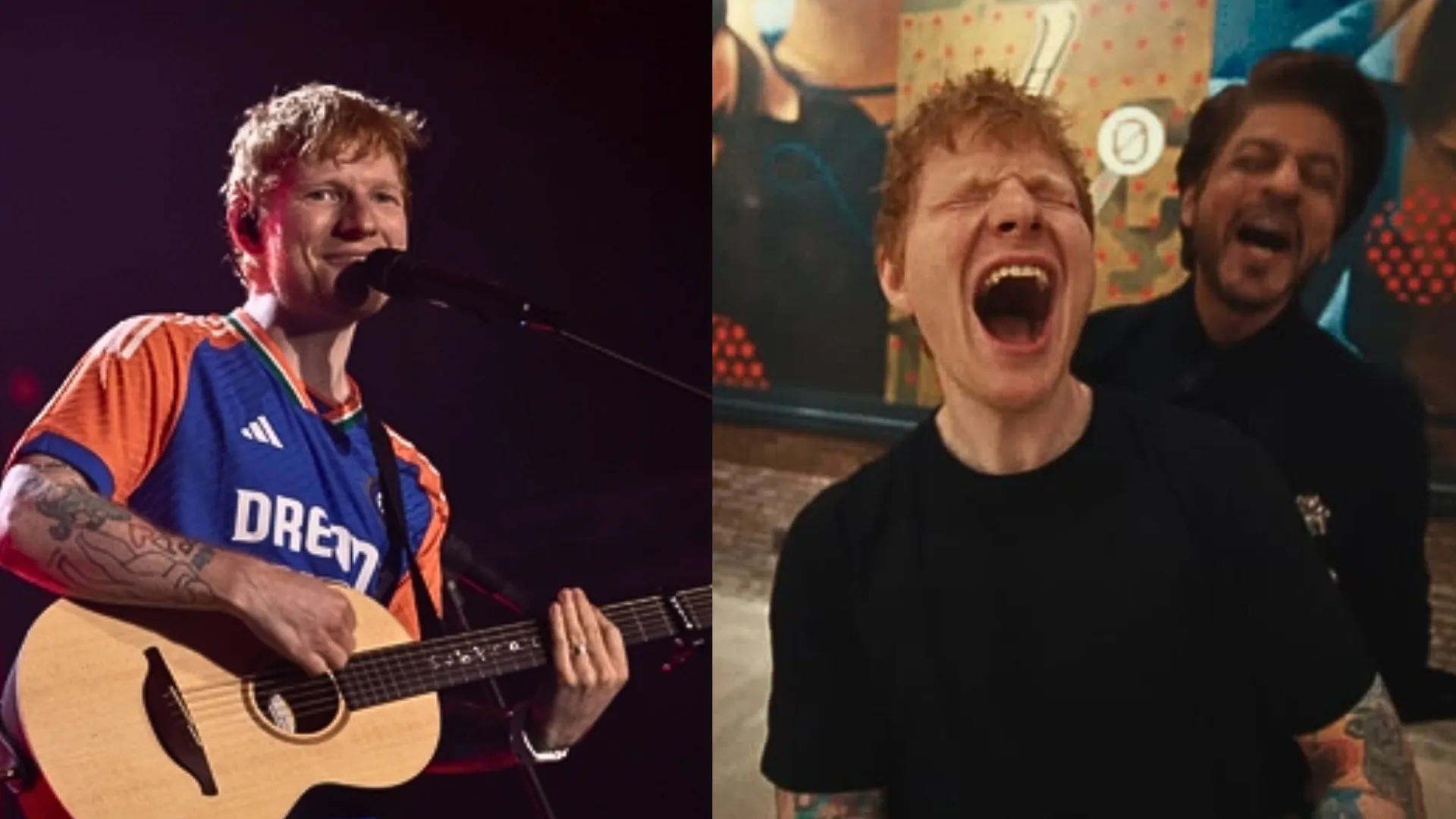 Shah Rukh Khan Hosts Ed Sheeran, Shoots ‘Sapphire’ Cameo | Watch BTS
