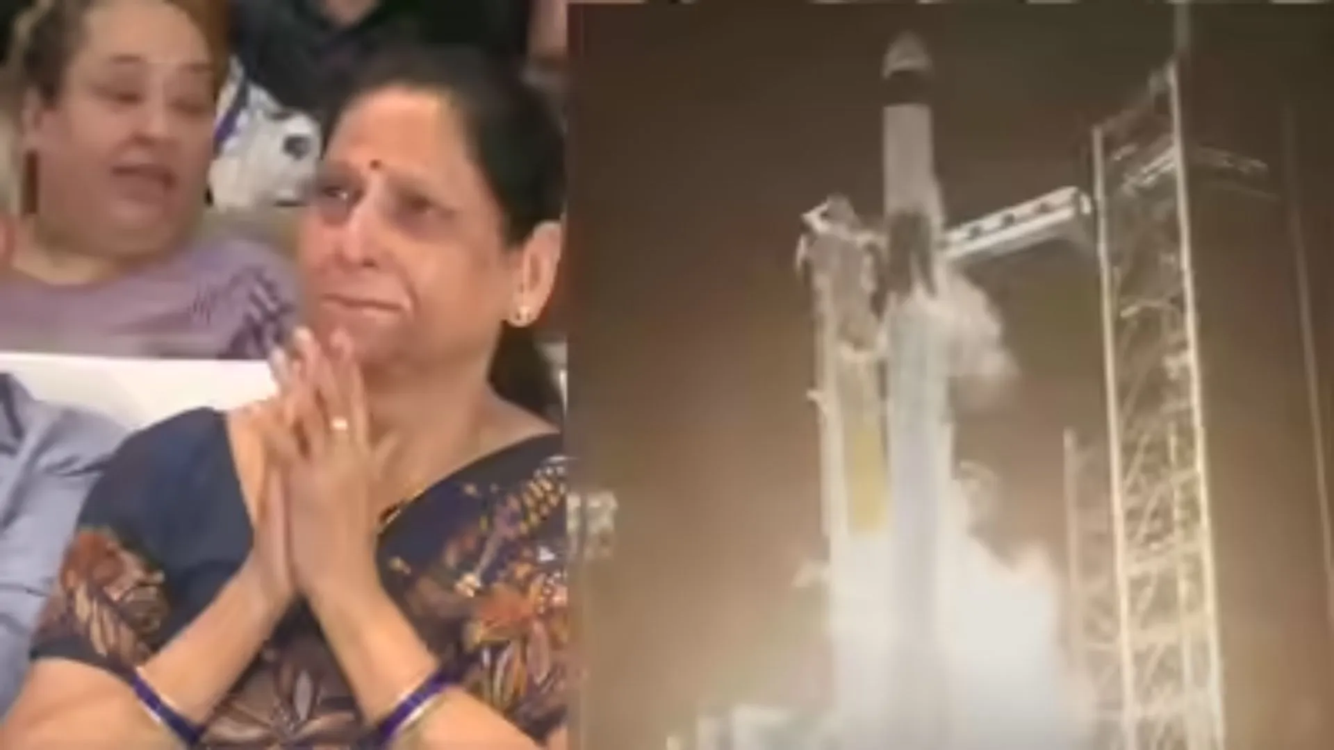 Shubhanshu Shukla’s Parents Watch Proudly As he Lifts Off Into Space | VIDEO