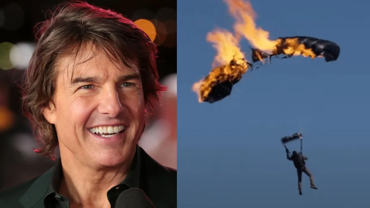 Tom Cruise Sets Guinness World Record With 16 Flaming Parachute Jumps | Watch
