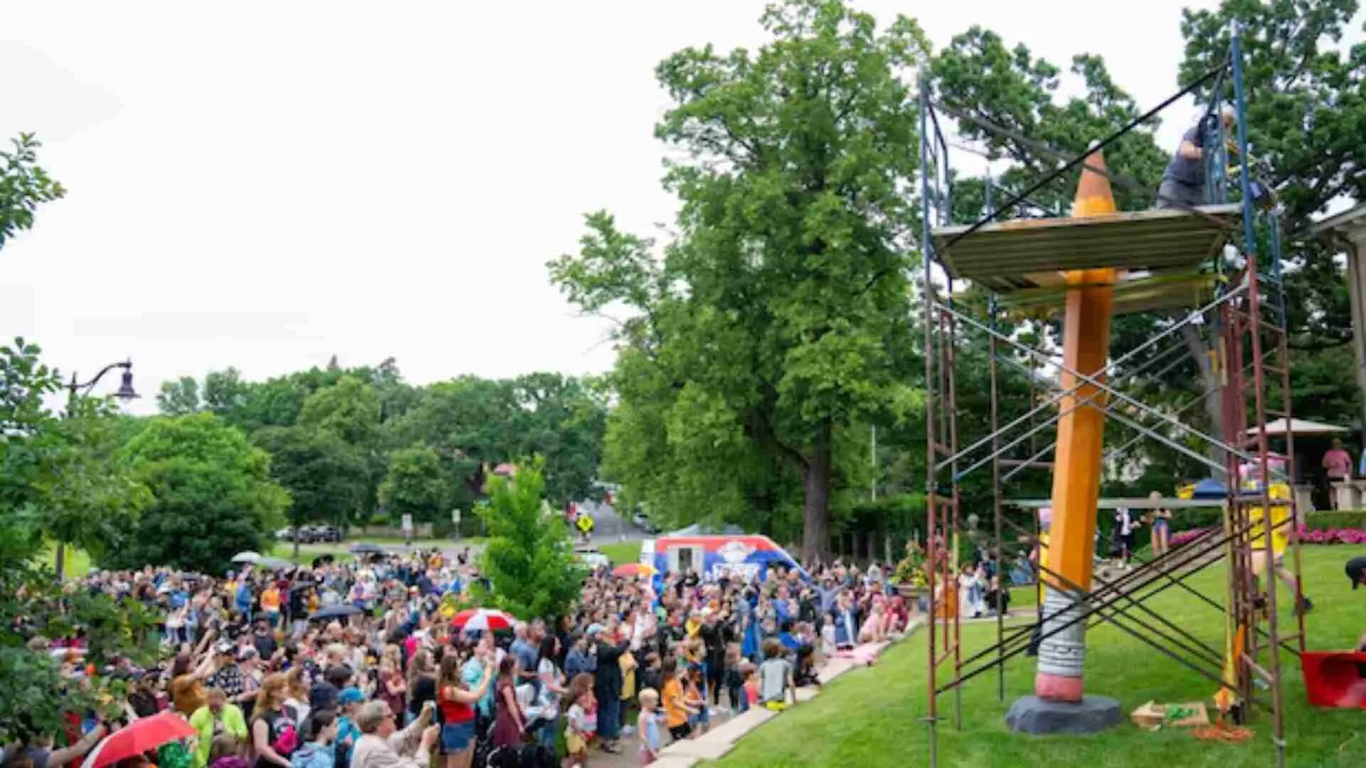 Why Tourists Are Travelling Just to Watch a Giant Pencil Being Sharpened
