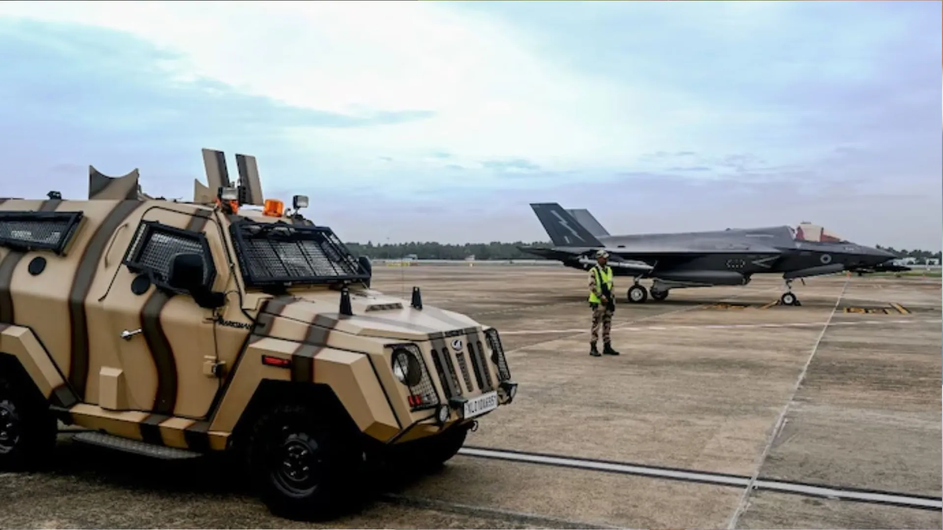 UK F-35B Stealth Jet Stuck in Kerala to Finally Move to Hangar After Security Delay