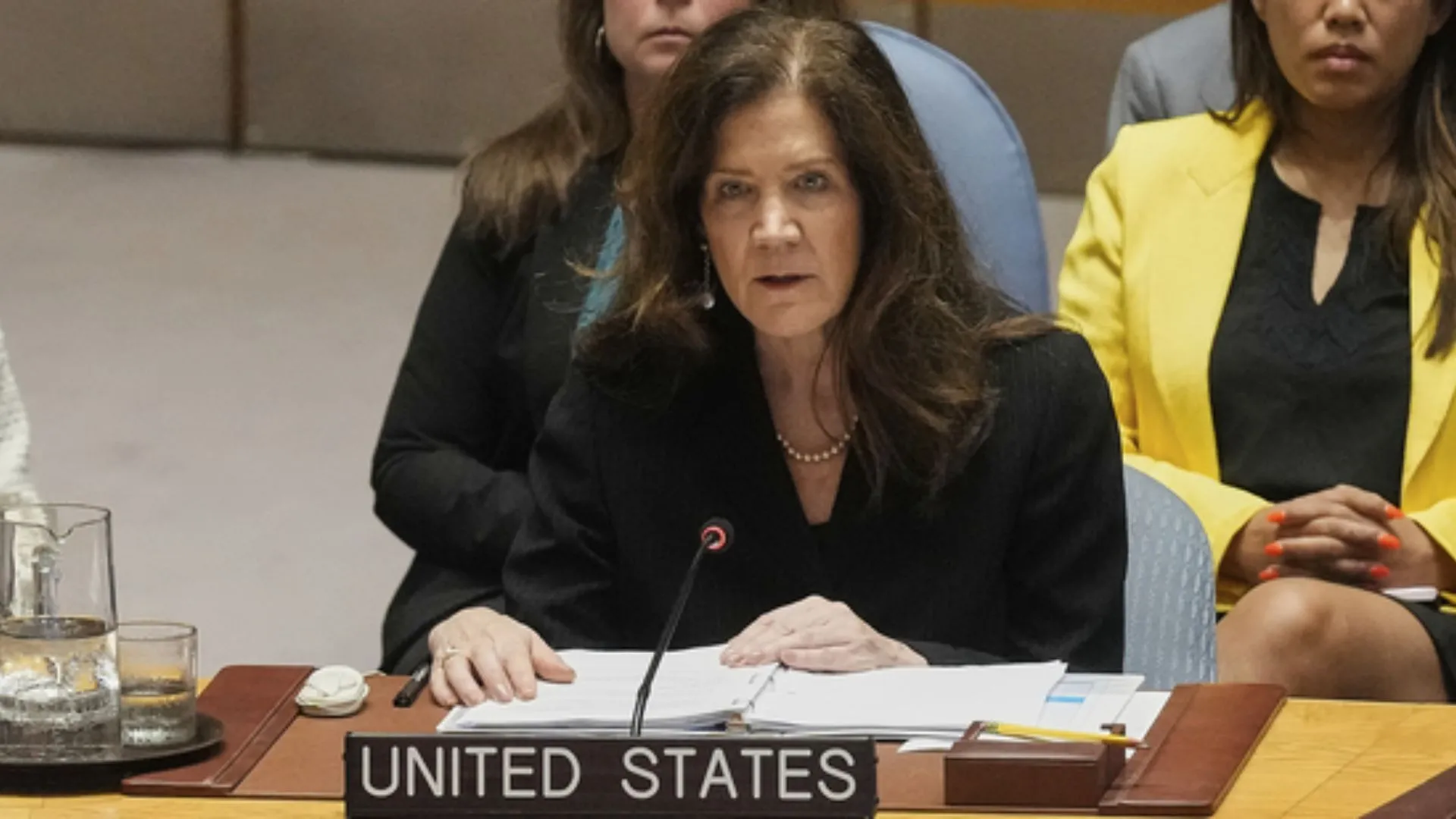 US Envoy Slips at UNSC, Blames Israel for ‘Chaos’