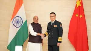 Rajnath’s Rare Meet with Chinese Defence Chief Sparks Hope Amid Tensions | WATCH
