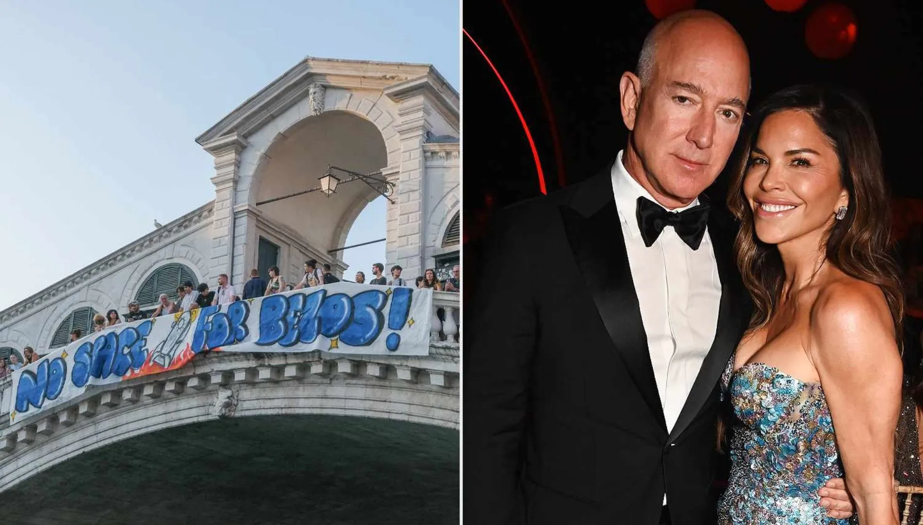 Jeff Bezos Wedding Chaos? Venice Locals Protest as A-Listers Flood the City | Watch