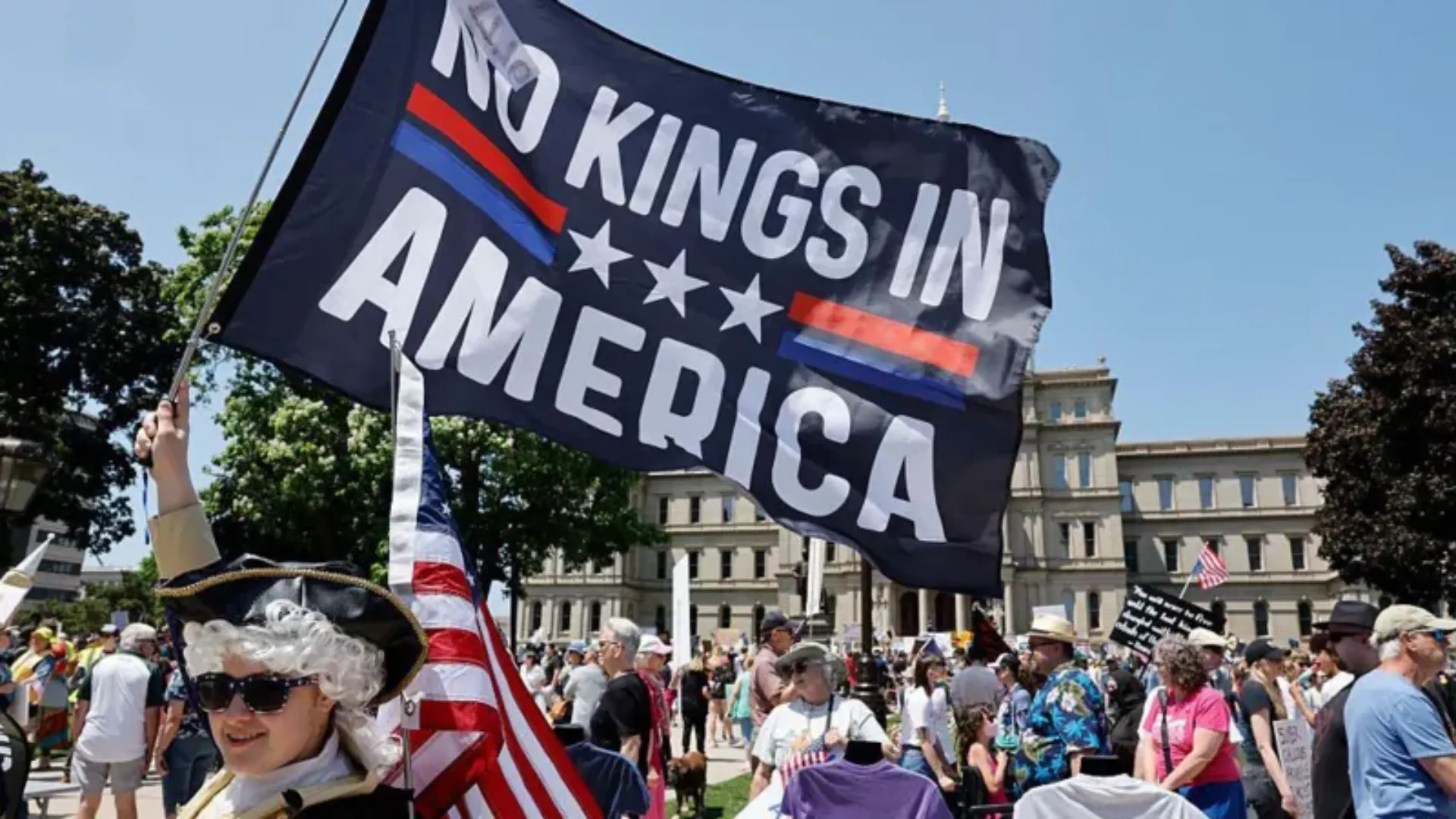 ‘No Kings’ Protests Erupt Nationwide Against Trump Ahead of Military Parade