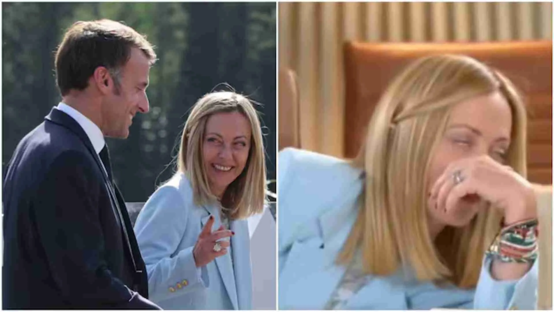 ‘What Did Macron Whisper?’: Meloni’s Savage Eye Roll At G7 Goes Viral | VIDEO