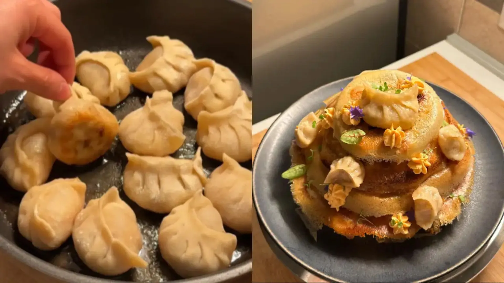 Chef’s Four-Tier Momo Cake Goes Viral, Cake Wins Internet’s Heart | VIDEO