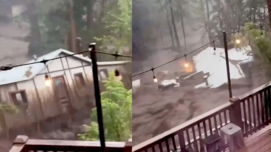Flash Floods Hit New Mexico After Texas Tragedy, Ruidoso River Surges Over 20 Feet | Watch