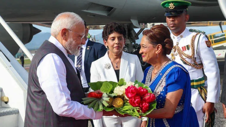PM Modi Arrives in Trinidad and Tobago to Boost Bilateral Ties