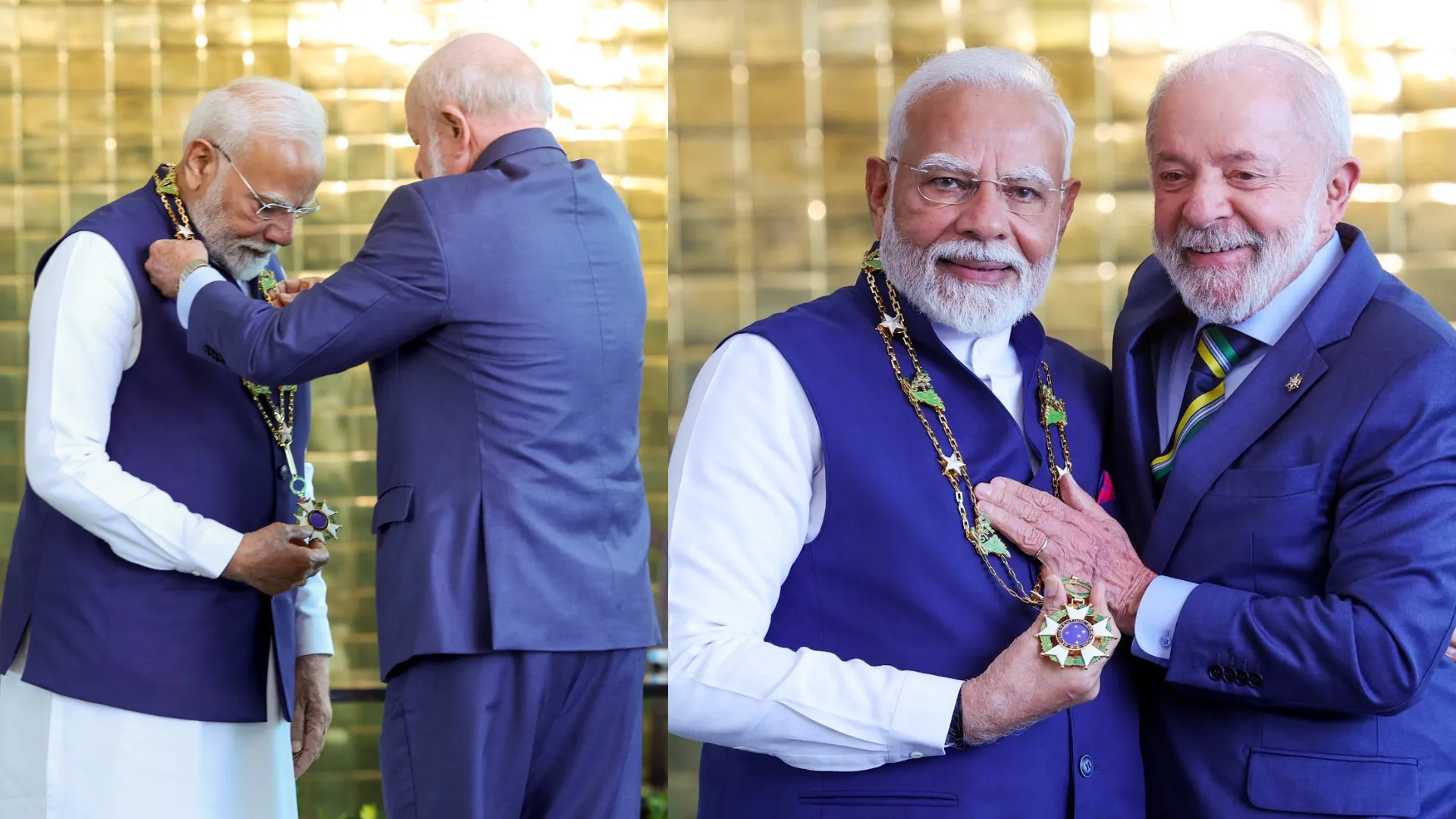 PM Modi Receives Brazil’s Highest Civilian Honour, Marks 26th Global Award