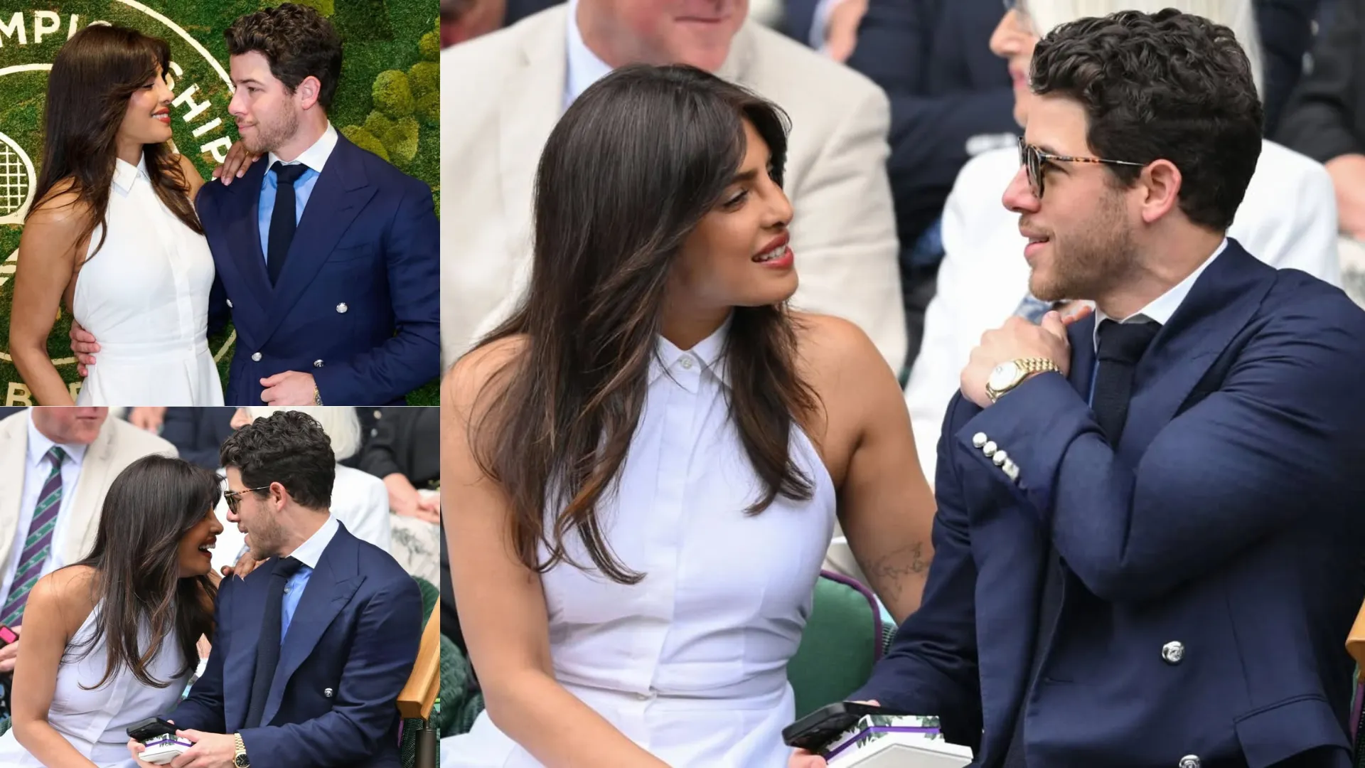 Priyanka Chopra, Nick Jonas Steal the Show at Wimbledon Championships