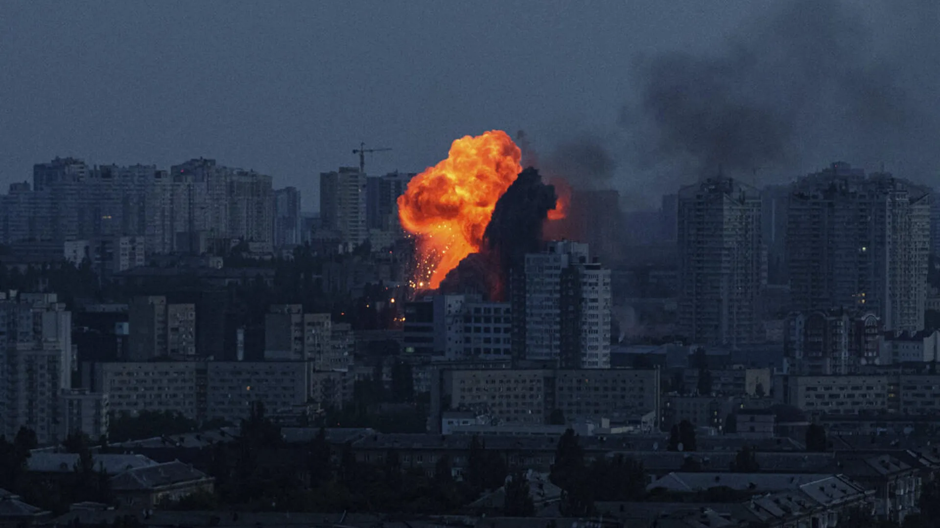 Kyiv Airport Fire Seen in Viral Video After Russian Drone Attack | Watch