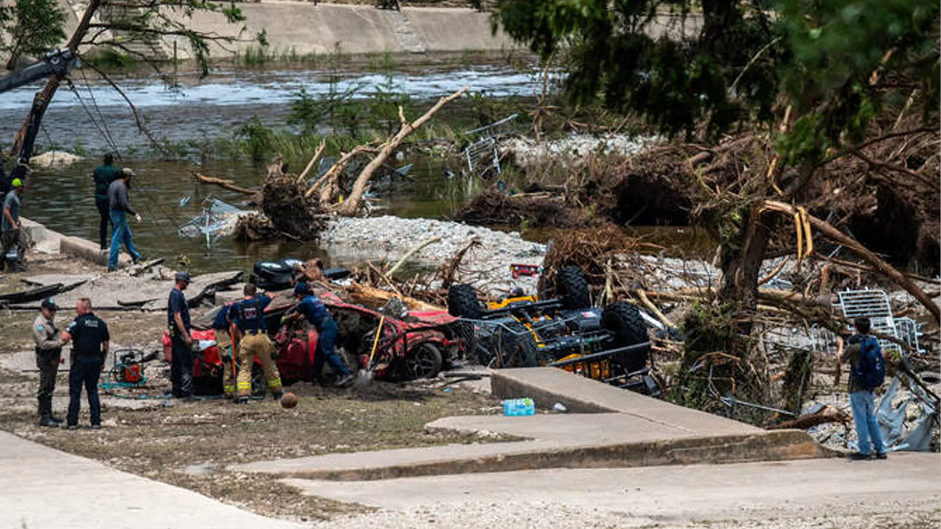 Texas Flash Flood Horror: Bodies Found in Trees, Dead Fish Rot on Riverbanks