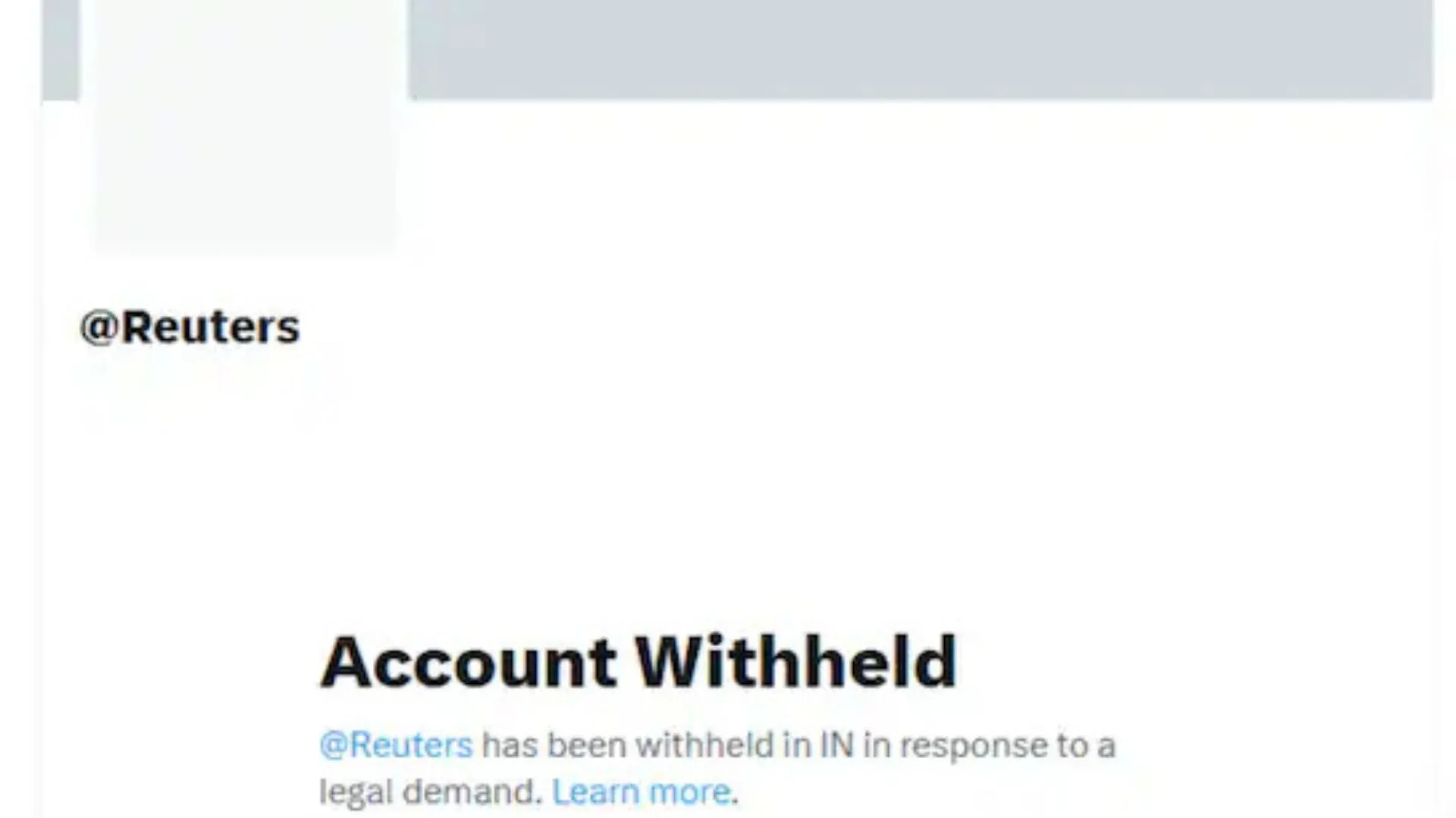 Why Reuters’ X Account Was Withheld in India: Centre Responds