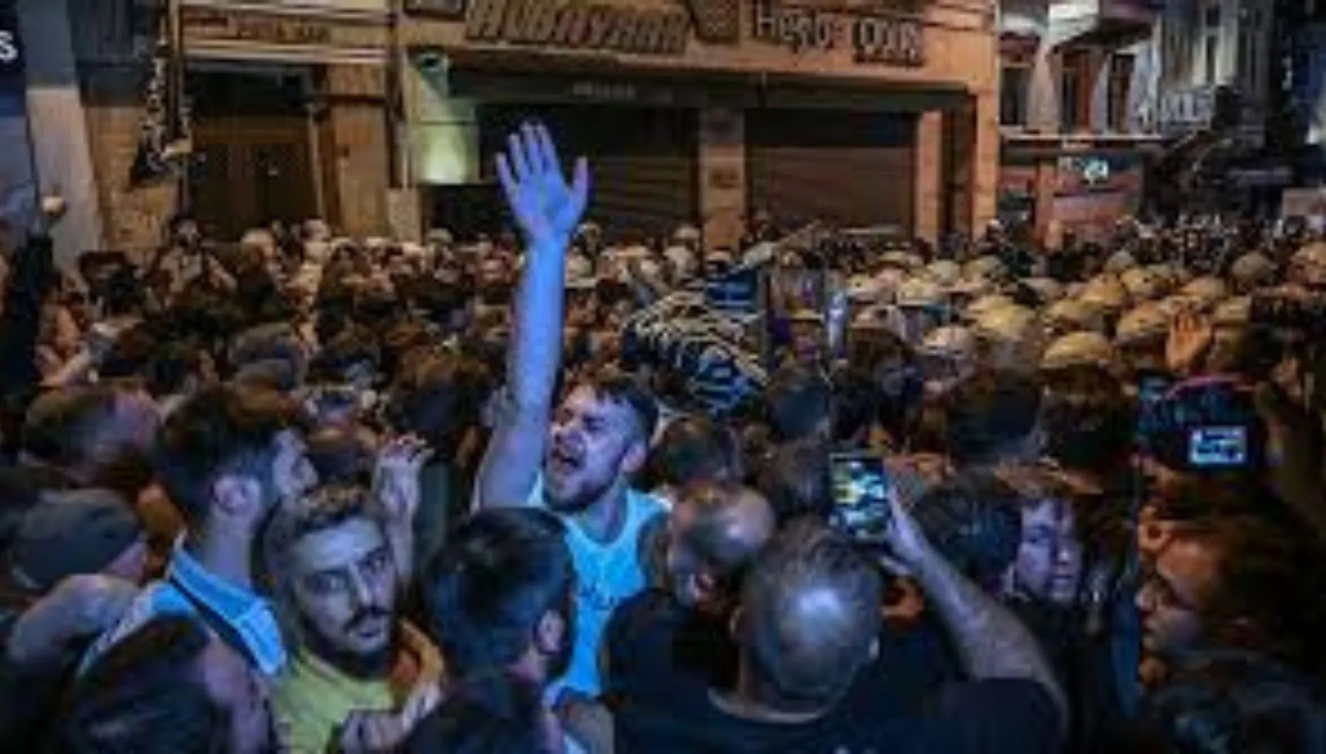 Journalists Arrests Over A Cartoon in Turkey as Protesters Chant “Revenge” Outside Magazine Office
